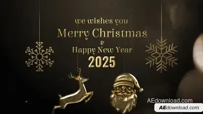 Merry Christmas Wishes Openers template preview