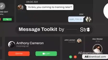 Message Toolkit Titles template preview