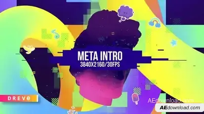META Intro/ Abstract Cyber Bright Blog/ Night City DJ Performace/ Museum of Modern Art/ POP UP STORE Openers template preview