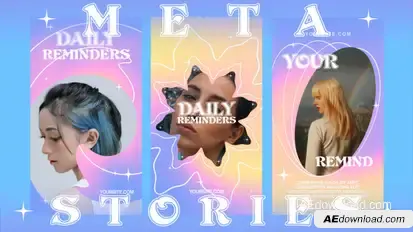 Meta Stories Pack Elements template preview