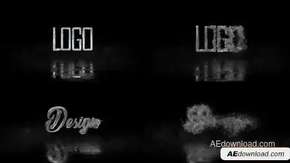 Metal Disintegration Logo Openers template preview