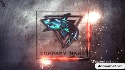 Metal Industrial Logo Logo Stings template preview