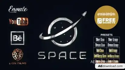 Metal Logo Reveal Logo Stings template preview