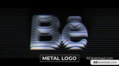 Metal Logo Reveal Logo Stings template preview