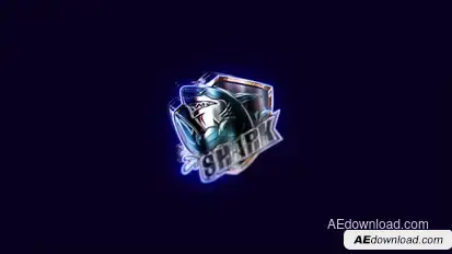 Metal Neon Logo Reveal Logo Stings template preview
