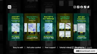 Metaverse Instagram Reels Product Promo template preview