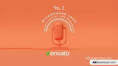 Microphone Logo V 0.2 Logo Stings template preview