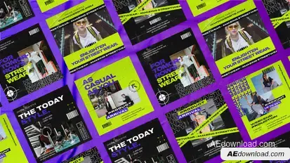 Mikaz Fashion Typography Posts Product Promo template preview