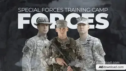 Military Conflict - TVReport Video Displays template preview