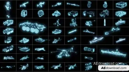 Military Elements HUD Pack Elements template preview