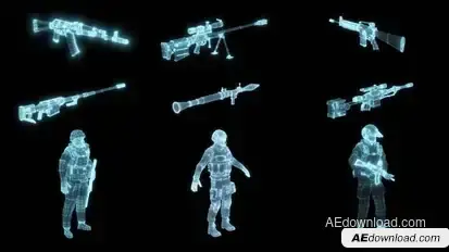 Military Elements HUD Pack v4 Elements template preview