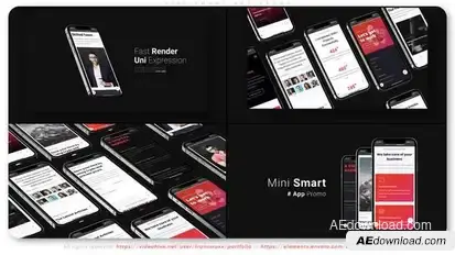 Mini Smart App Promo Product Promo template preview