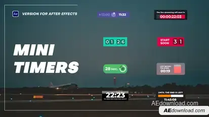 Mini Timers Elements template preview