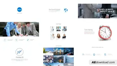 Minima - Corporate Video Package Video Displays template preview