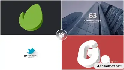 Minimal & Fast 3D Logo Logo Stings template preview