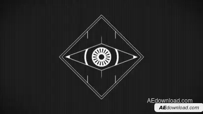 Minimal Abstract Eye Logo Logo Stings template preview