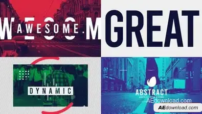 Minimal Abstract Logo Openers template preview