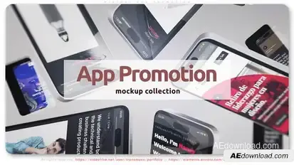 Minimal App Promotion Product Promo template preview