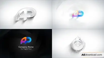Minimal Clean Logo Reveal Logo Stings template preview