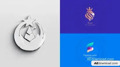 Minimal Clean Logo Reveal Logo Stings template preview