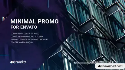 Minimal Company Promo Openers template preview