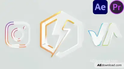 Minimal Corporate Logo 3 Logo Stings template preview