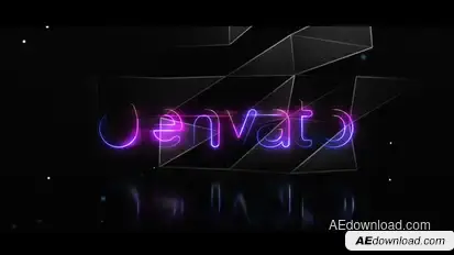 Minimal Dark Logo Opener Logo Stings template preview