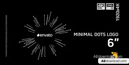 Minimal Dots Logo Logo Stings template preview