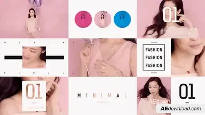 Minimal Fashion Opener / Short Vlog Intro / Clean Event Promo / Simple Youtube Channel Openers template preview