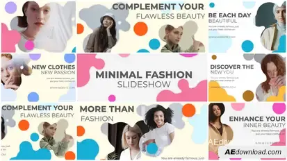 Minimal Fashion Slideshow broadcast-packages template preview