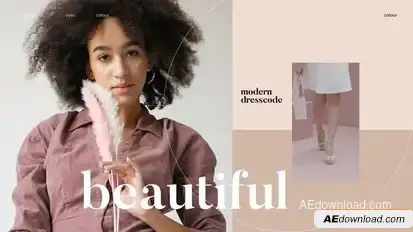 Minimal Fashion Slideshow Openers template preview