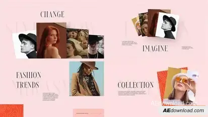 Minimal Fashion Slideshow Openers template preview