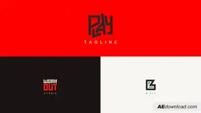 Minimal Funk Logo Logo Stings template preview