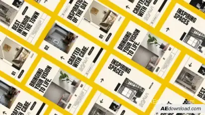 Minimal Furniture Stores Reel Product Promo template preview
