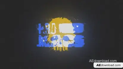 Minimal Glitch Logo Logo Stings template preview
