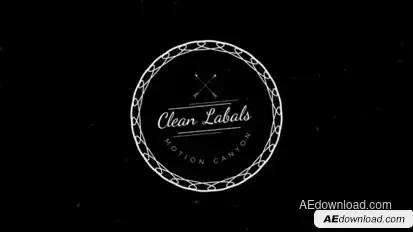 Minimal Labels Titles template preview