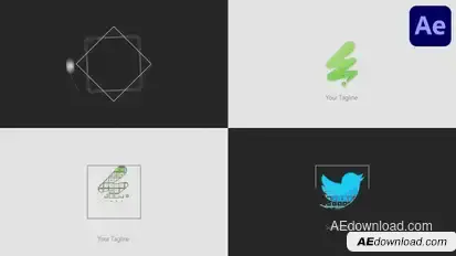 Minimal Logo for After Effects Logo Stings template preview