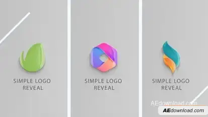 Minimal Logo Opener Logo Stings template preview