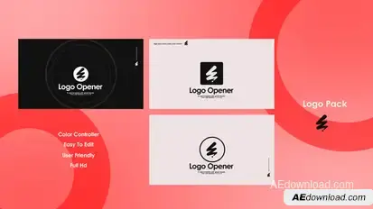 Minimal Logo Opener Pack - Fast Logo Reveals Logo Stings template preview