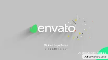 Minimal Logo Reveal Logo Stings template preview
