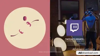 Minimal Logo Reveal Logo Stings template preview