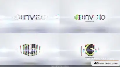 Minimal Logo Reveal Openers template preview