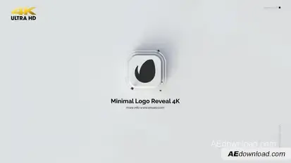 Minimal Logo Reveal 4K Logo Stings template preview