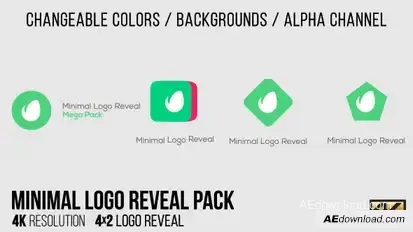 Minimal Logo Reveal Pack Logo Stings template preview
