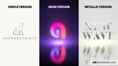 Minimal Logo v2 (3 versions) Logo Stings template preview