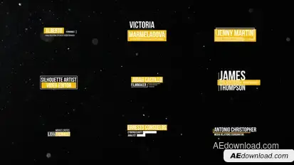Minimal Lower Thirds | AE Elements template preview