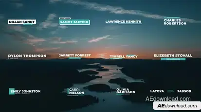 Minimal Lower Thirds | After Effects Titles template preview