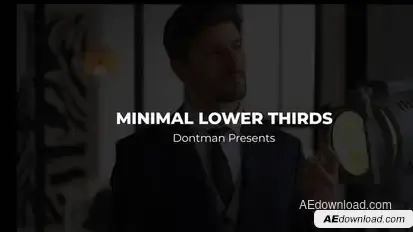 Minimal Lower Thirds | After Effects Elements template preview