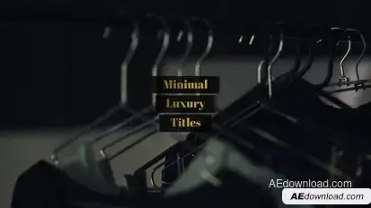 Minimal Luxury Titles Titles template preview