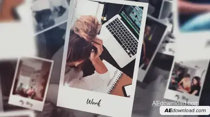 Minimal Photo Slideshow Video Displays template preview